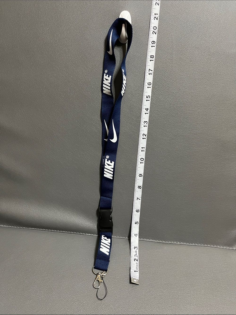 Nike Navy Blue Lanyard with White NEW!